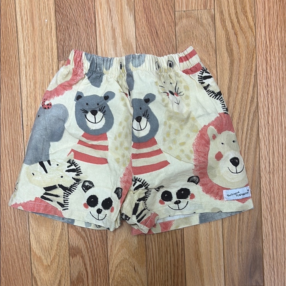 Flaphappy Animal Print Kids Shorts